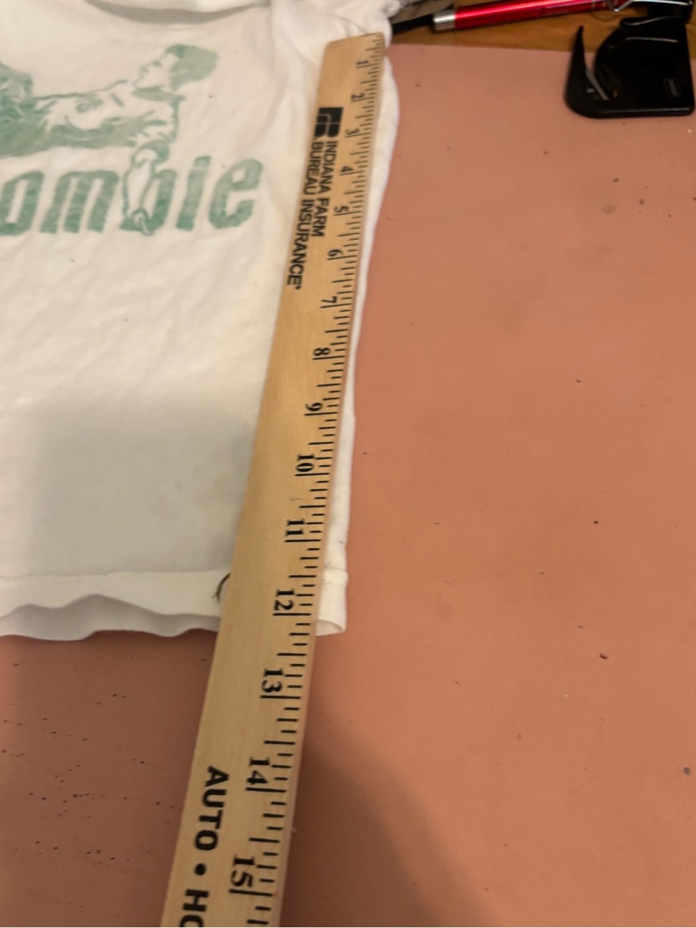 Abercrombie & Fitch White Tee with Green Graphic - Picture 8 of 8